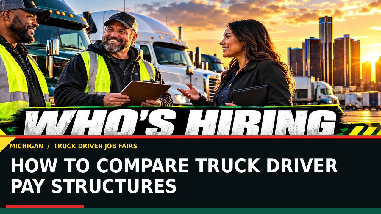 How to Compare Truck Driver Pay Structures