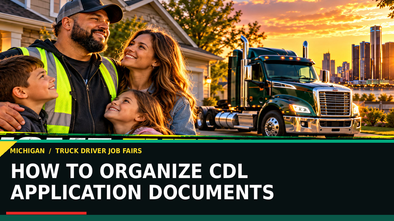 How to Organize CDL Application Documents