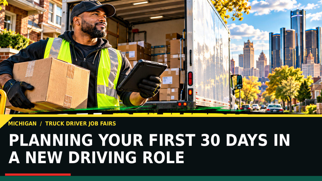 Planning Your First 30 Days in a New Driving Role