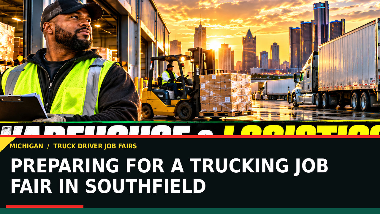 Preparing for a Trucking Job Fair in Southfield