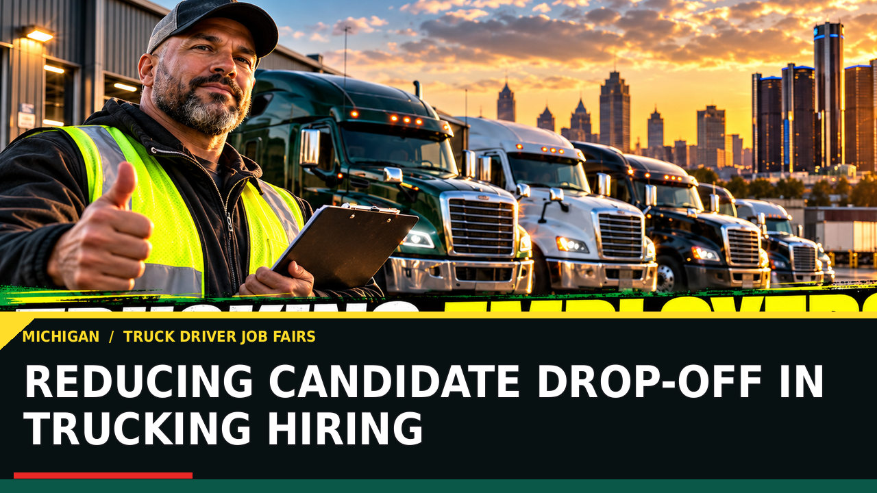 Reducing Candidate Drop-Off in Trucking Hiring
