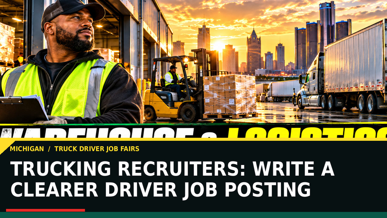Trucking Recruiters: Write a Clearer Driver Job Posting